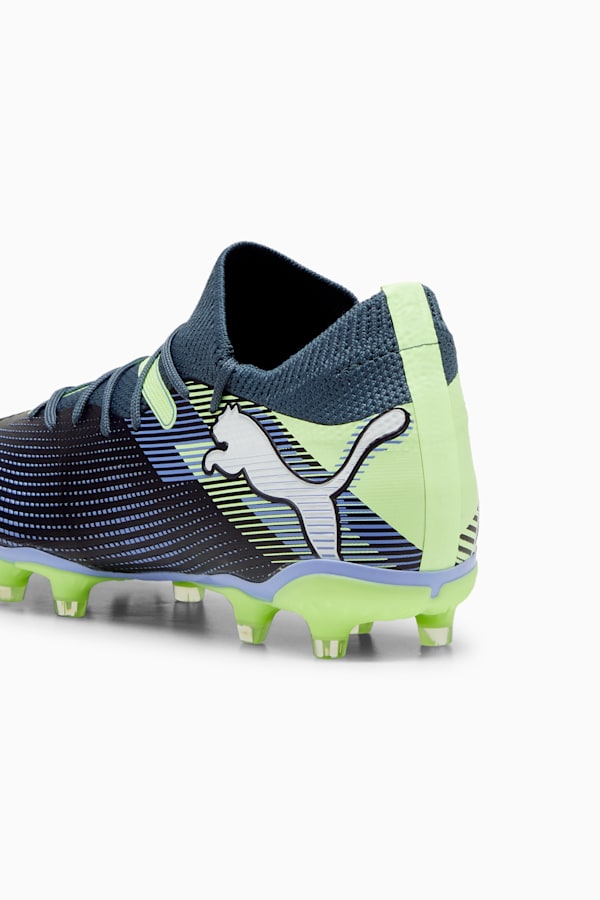 FUTURE 7 MATCH FG/AG Football Boots Women, Gray Skies-PUMA White-Fizzy Apple, extralarge