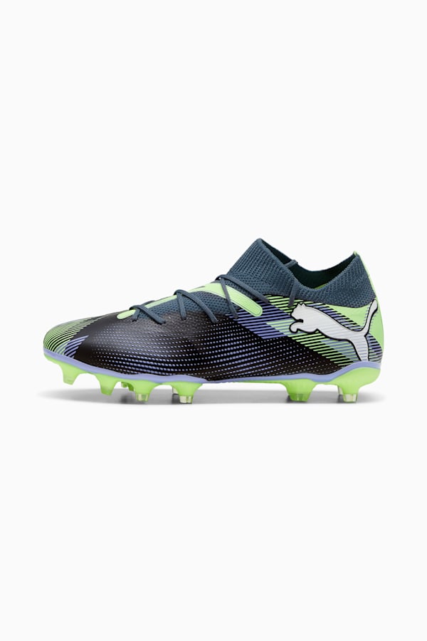 FUTURE 7 MATCH FG/AG Football Boots Women, Gray Skies-PUMA White-Fizzy Apple, extralarge