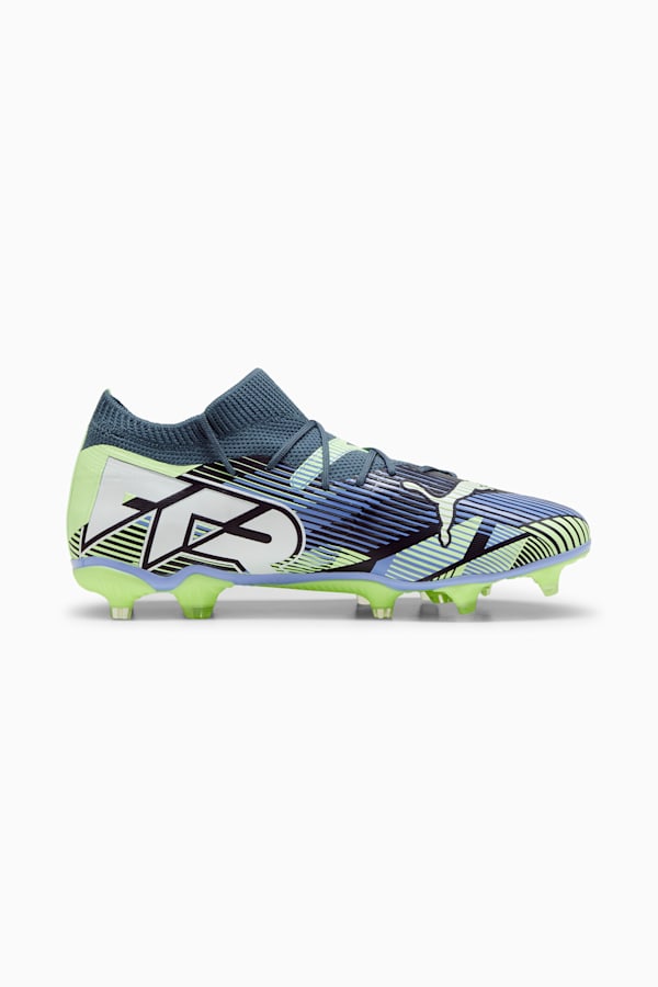 FUTURE 7 MATCH FG/AG Football Boots Women, Gray Skies-PUMA White-Fizzy Apple, extralarge
