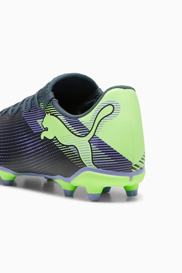 FUTURE 7 PLAY FG/AG Football Boots Unisex, Gray Skies-Elektro Purple-Fizzy Apple-PUMA White, extralarge