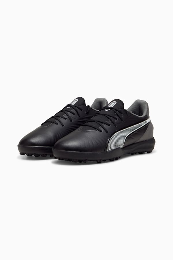 KING MATCH TT Football Boots Youth, PUMA Black-PUMA White-Cool Dark Gray, extralarge-GBR