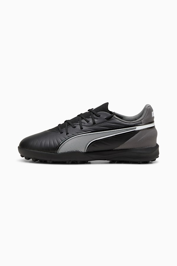 KING MATCH TT Football Boots Youth, PUMA Black-PUMA White-Cool Dark Gray, extralarge-GBR