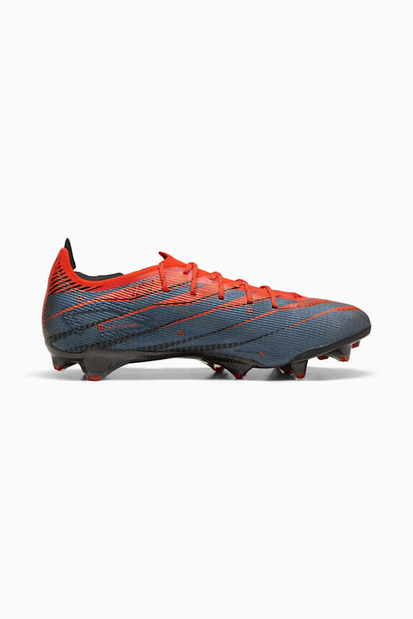 ULTRA 5 CARBON SPEED FG Football Boots Unisex, PUMA Black-PUMA White-Fiery Coral, extralarge