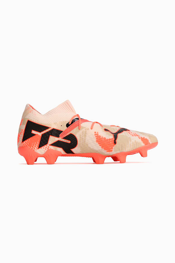 FUTURE 7 ULTIMATE Goalkeeper FG/AG Football Boots, Alpine Snow-PUMA Black-Toasted Almond-Neon Sun, extralarge