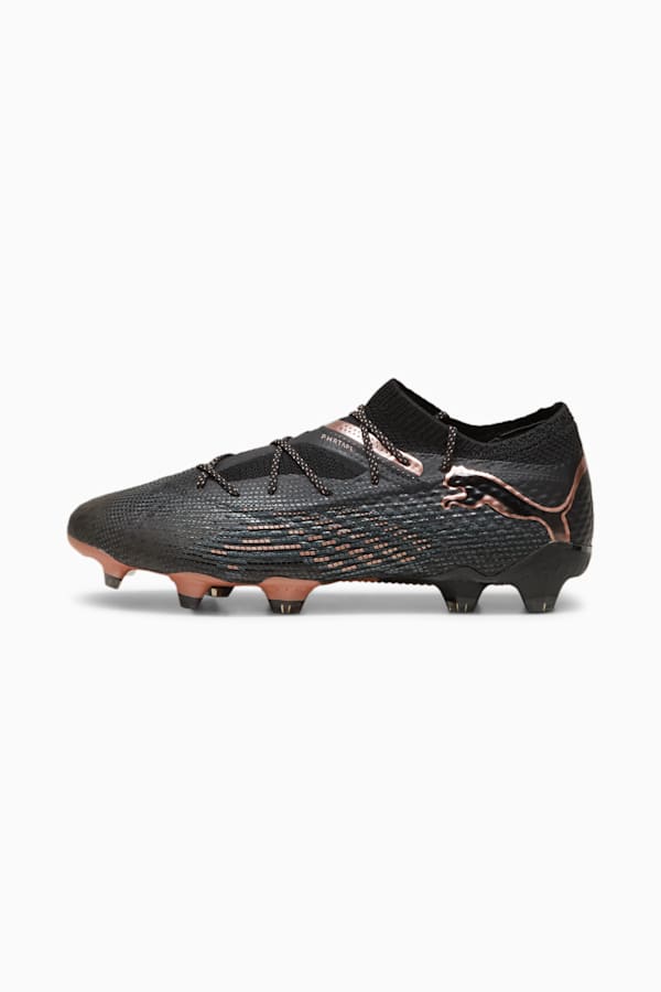 FUTURE 7 ULTIMATE LOW FG/AG Football Boots, PUMA Black-Copper Rose-Shadow Gray, extralarge-GBR