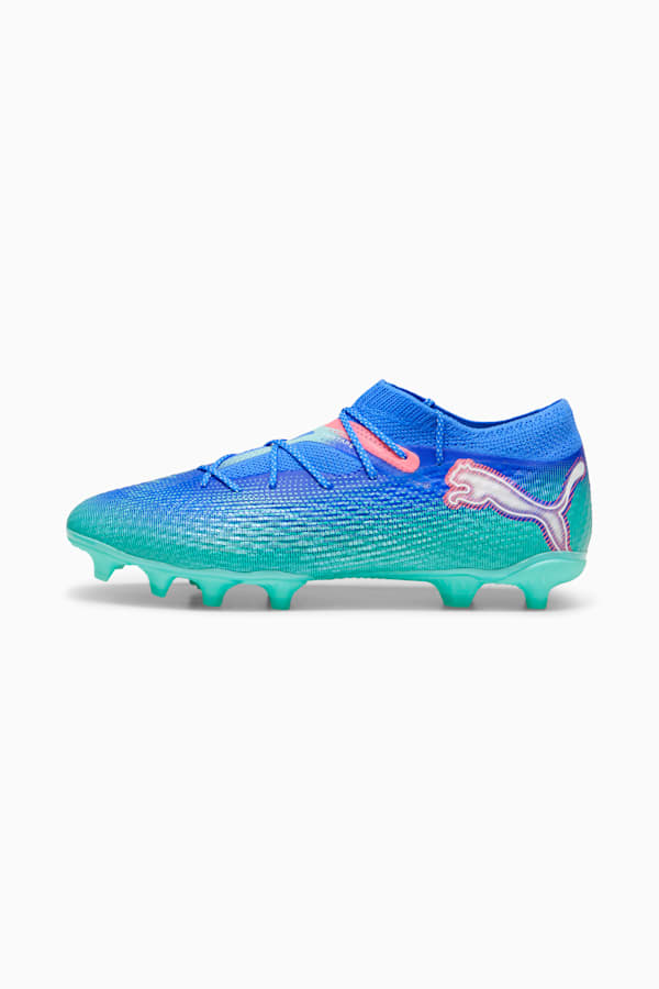FUTURE 7 PRO+ FG/AG Football Boots, Bluemazing-PUMA White-Electric Peppermint, extralarge