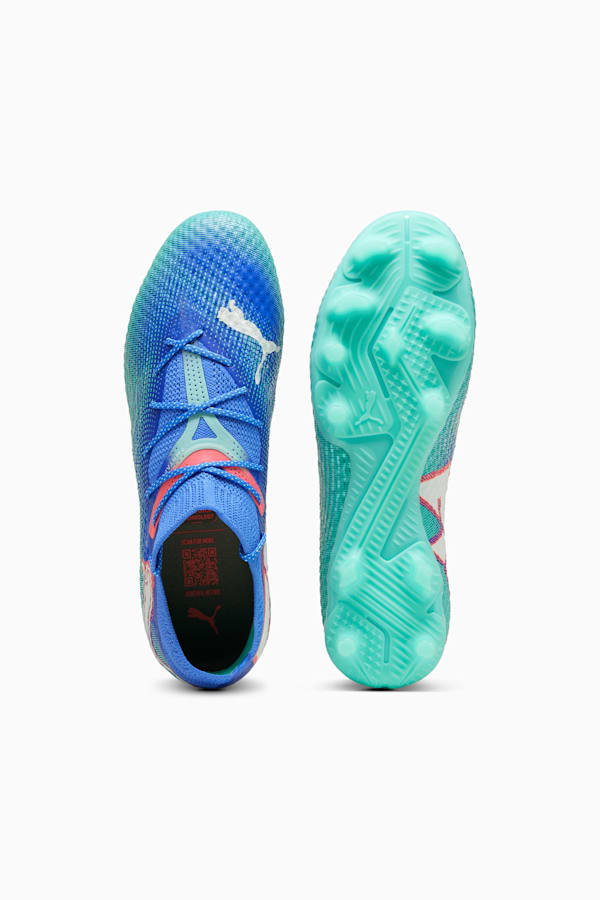 FUTURE 7 PRO+ FG/AG Football Boots, Bluemazing-PUMA White-Electric Peppermint, extralarge
