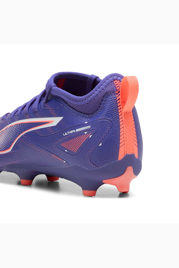 ULTRA 5 MATCH FG/AG Football Boots Youth, Lapis Lazuli-PUMA White-Sunset Glow, extralarge