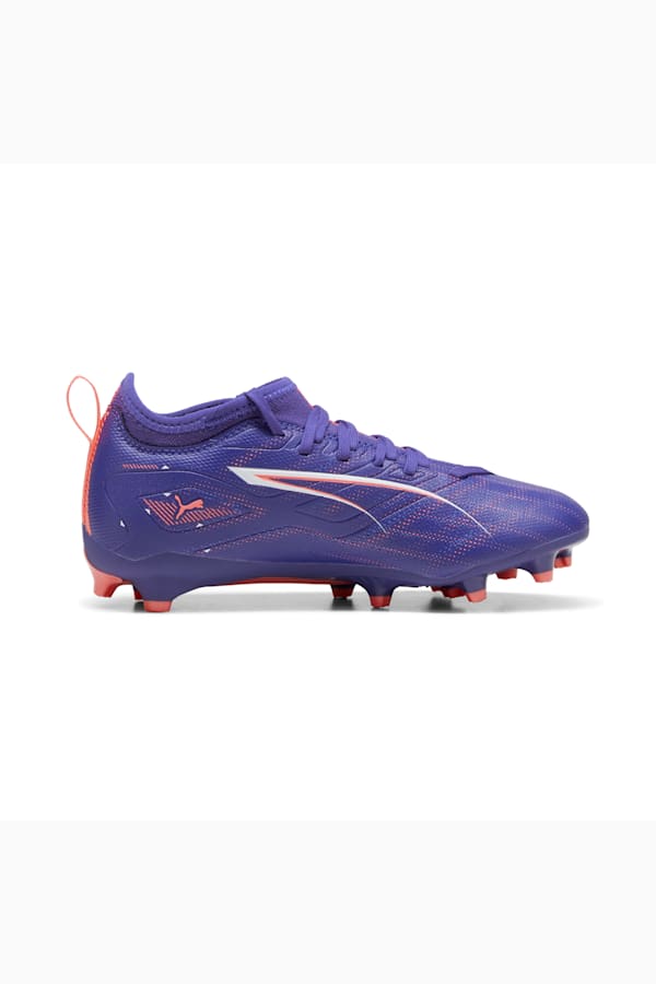 ULTRA 5 MATCH FG/AG Football Boots Youth, Lapis Lazuli-PUMA White-Sunset Glow, extralarge