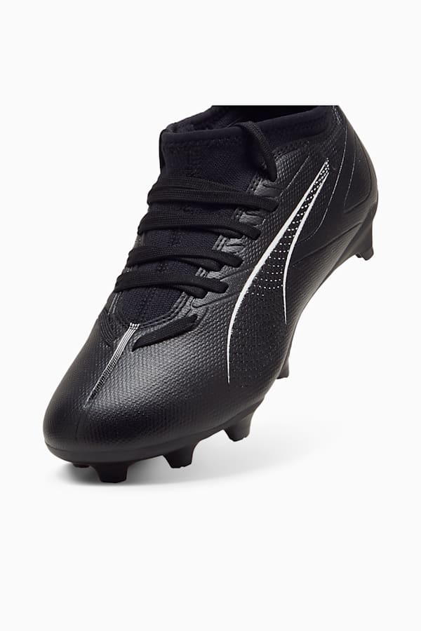 ULTRA 5 MATCH FG/AG Football Boots Youth, PUMA Black-PUMA White, extralarge