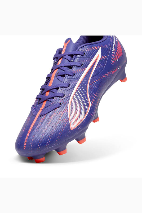 ULTRA 5 PLAY FG/AG Football Boots Women, Lapis Lazuli-PUMA White-Sunset Glow, extralarge