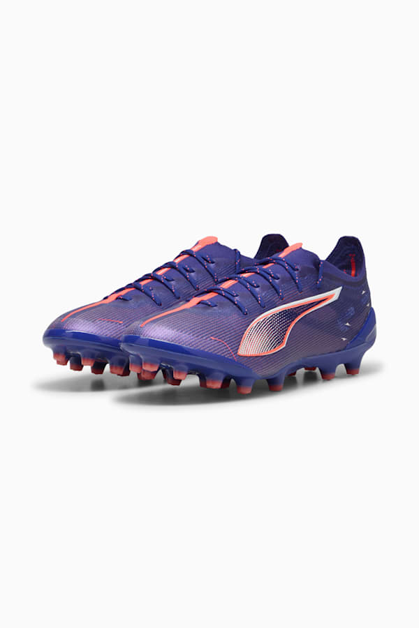 ULTRA 5 ULTIMATE AG Football Boots Women, Lapis Lazuli-PUMA White-Sunset Glow, extralarge