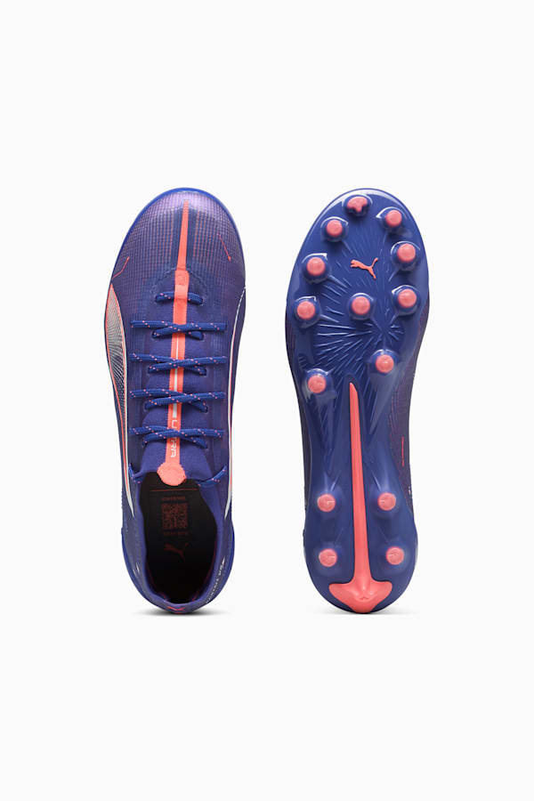 ULTRA 5 ULTIMATE AG Football Boots Women, Lapis Lazuli-PUMA White-Sunset Glow, extralarge