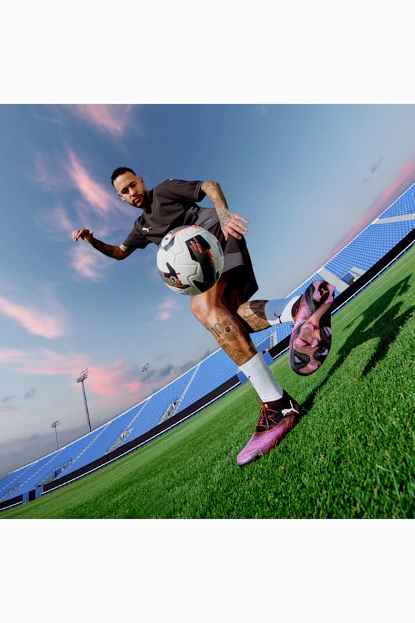 FUTURE 8 ULTIMATE FG Football Boots Unisex, PUMA Black-PUMA White-Glowing Red, extralarge