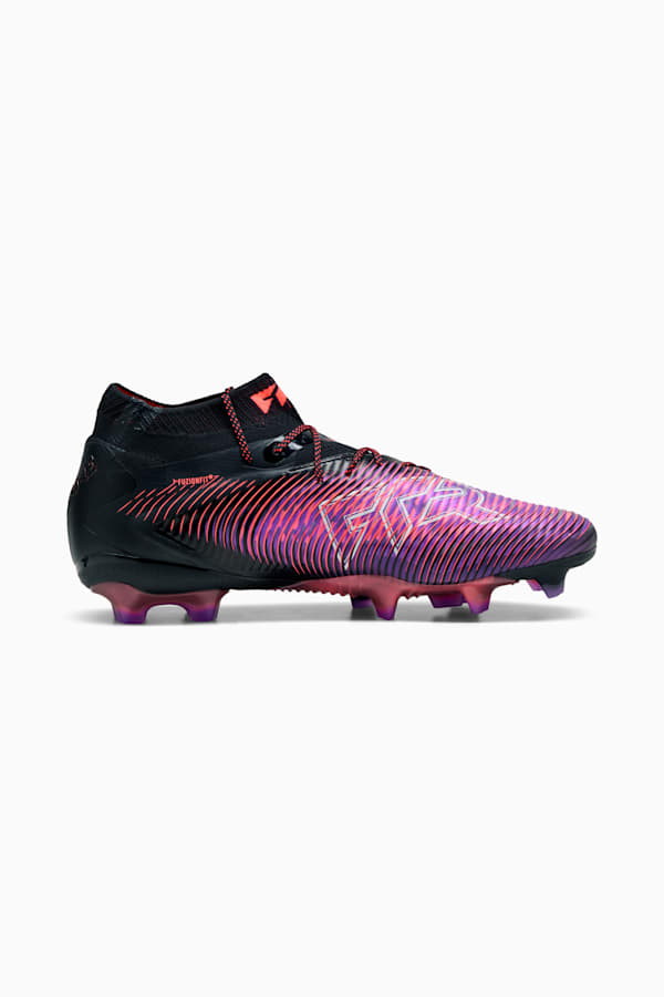 FUTURE 8 ULTIMATE FG Football Boots Unisex, PUMA Black-PUMA White-Glowing Red, extralarge