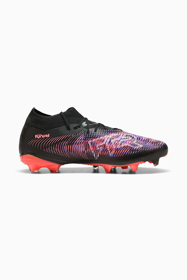 FUTURE 8 MATCH FG/AG Football Boots Unisex, PUMA Black-PUMA White-Glowing Red, extralarge