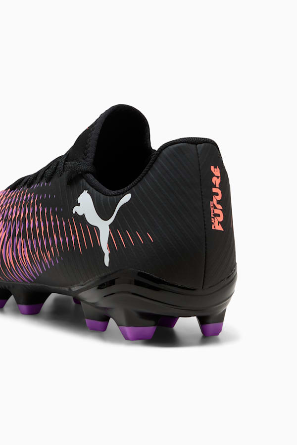 FUTURE 8 PLAY FG/AG Football Boots Unisex, PUMA Black-PUMA White-Glowing Red, extralarge