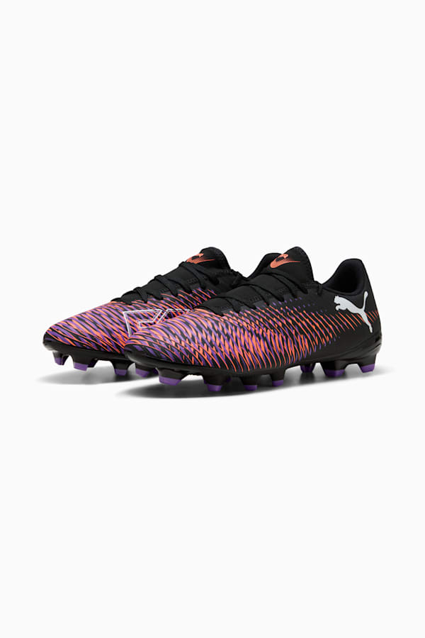 FUTURE 8 PLAY FG/AG Football Boots Unisex, PUMA Black-PUMA White-Glowing Red, extralarge