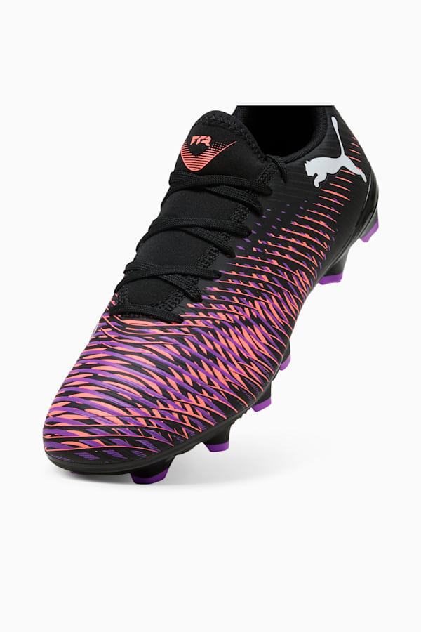FUTURE 8 PLAY FG/AG Football Boots Unisex, PUMA Black-PUMA White-Glowing Red, extralarge