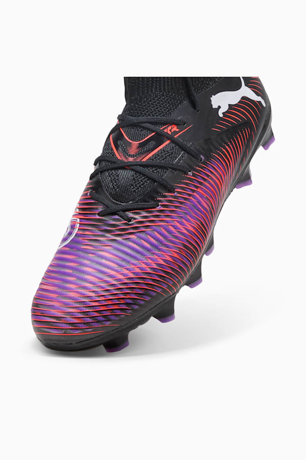 FUTURE 8 PRO FG/AG Football Boots Youth, PUMA Black-PUMA White-Glowing Red, extralarge