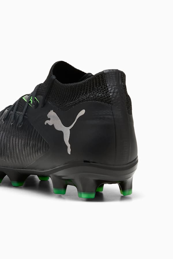 FUTURE 8 PRO FG/AG Football Boots Youth, PUMA Black-Cool Light Gray-Fluo Green, extralarge
