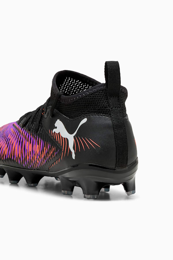 FUTURE 8 MATCH FG/AG Football Boots Youth, PUMA Black-PUMA White-Glowing Red, extralarge