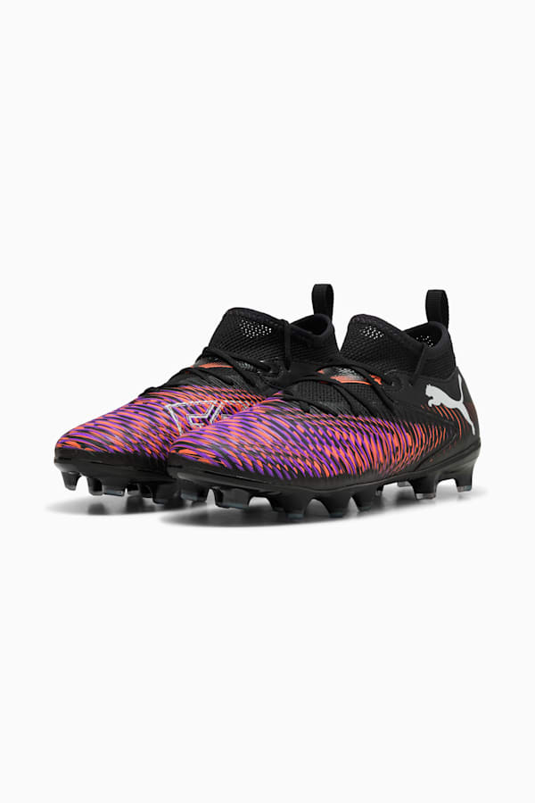 FUTURE 8 MATCH FG/AG Football Boots Youth, PUMA Black-PUMA White-Glowing Red, extralarge