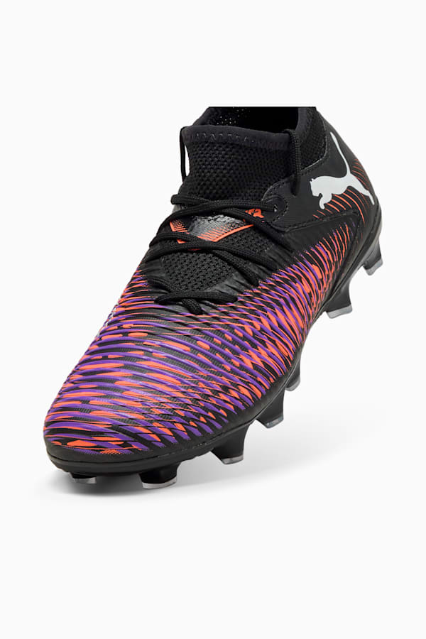 FUTURE 8 MATCH FG/AG Football Boots Youth, PUMA Black-PUMA White-Glowing Red, extralarge
