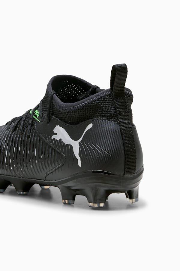 FUTURE 8 MATCH FG/AG Football Boots Youth, PUMA Black-Cool Light Gray-Fluo Green, extralarge