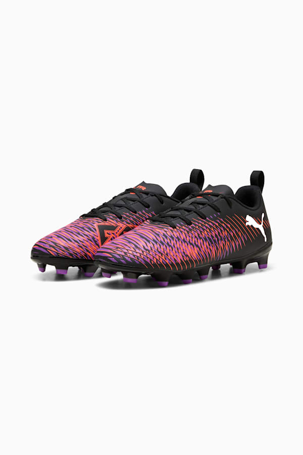 FUTURE 8 PLAY FG/AG Football Boots Youth, PUMA Black-PUMA White-Glowing Red, extralarge