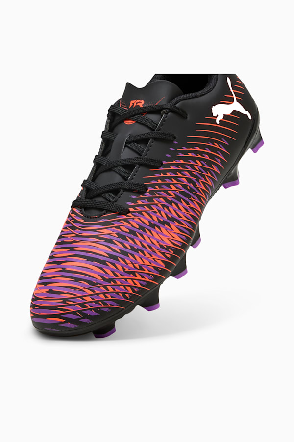 FUTURE 8 PLAY FG/AG Football Boots Youth, PUMA Black-PUMA White-Glowing Red, extralarge