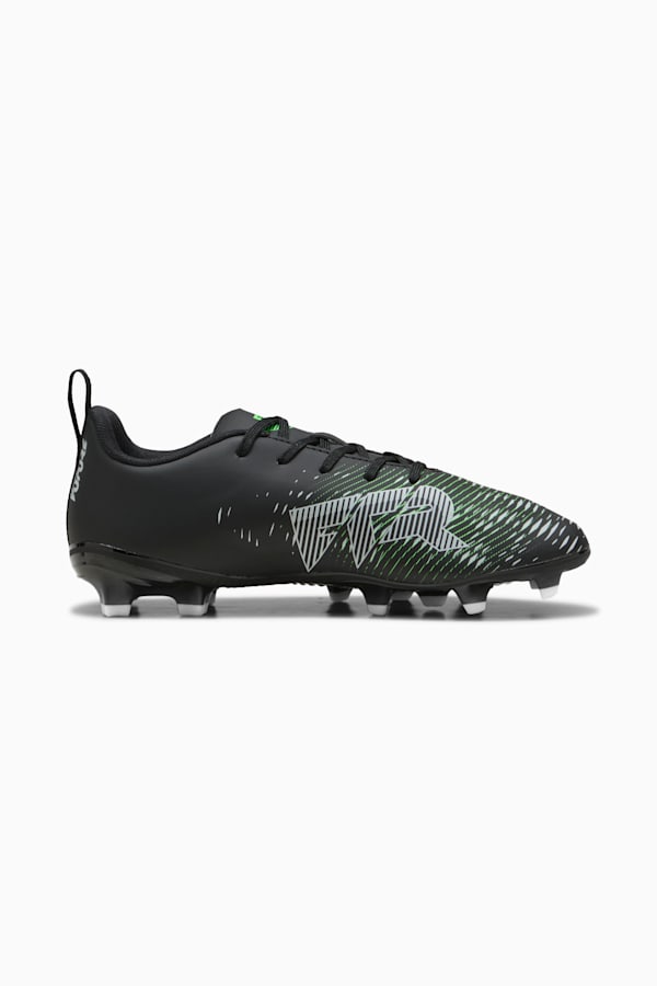FUTURE 8 PLAY FG/AG Football Boots Youth, PUMA Black-Cool Light Gray-Fluo Green, extralarge