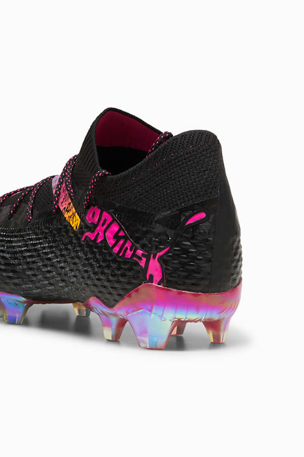 PUMA x ORLINSKI FUTURE 7 ULTIMATE FG/AG Football Boots Unisex, PUMA Black-PUMA Silver-Dark Amethyst-Sun Stream, extralarge