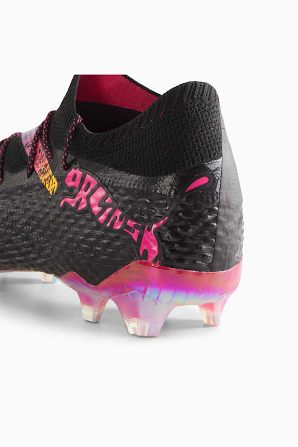 PUMA x ORLINSKI FUTURE 7 ULTIMATE FG/AG Football Boots Unisex, PUMA Black-PUMA Silver-Dark Amethyst-Sun Stream, extralarge