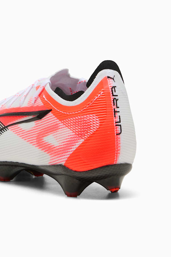 ULTRA 5 CARBON FG Football Boots Women, PUMA White-PUMA Black-Glowing Red, extralarge