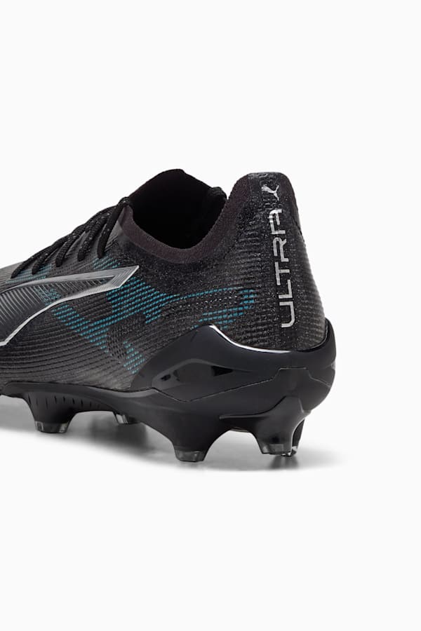 ULTRA 5 ULTIMATE FG Football Boots Unisex, PUMA Black-PUMA Silver-Bright Aqua, extralarge