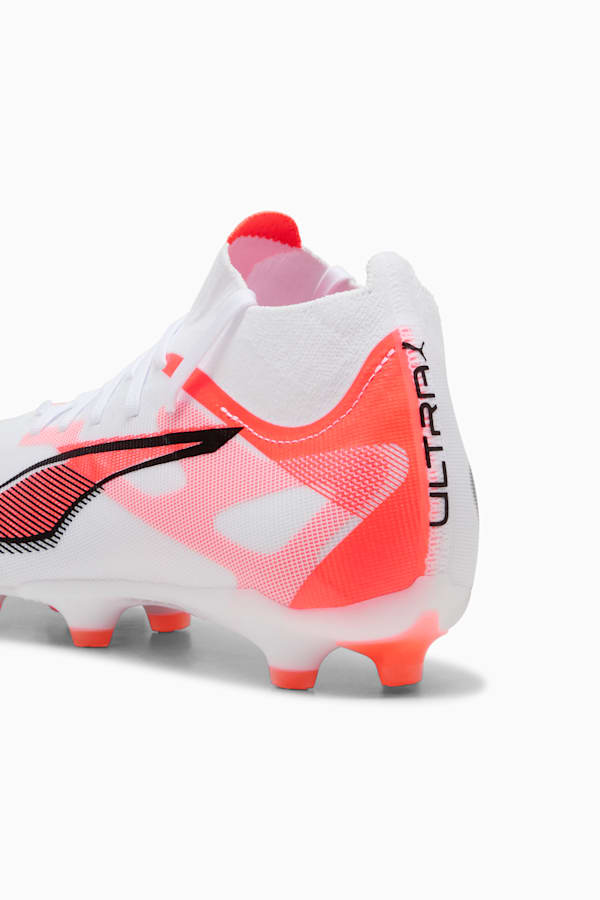 ULTRA 5 MATCH+ FG/AG Football Boots Women, PUMA White-PUMA Black-Glowing Red, extralarge