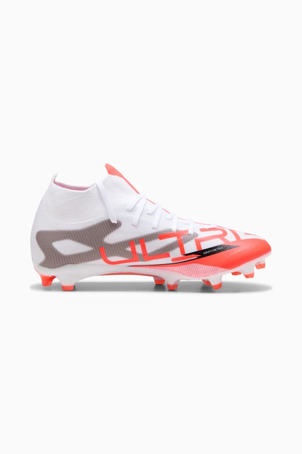 ULTRA 5 MATCH+ FG/AG Football Boots Women, PUMA White-PUMA Black-Glowing Red, extralarge