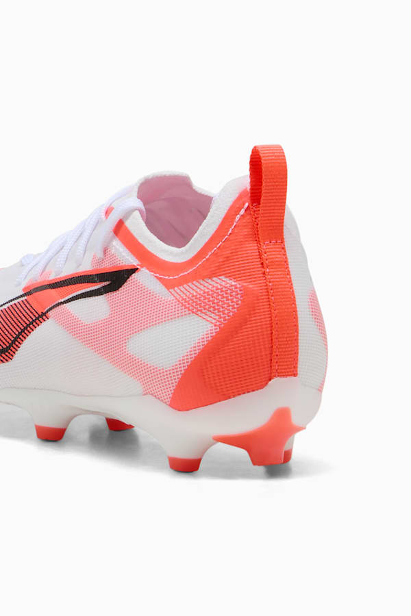 ULTRA 5 PRO FG/AG Football Boots Youth, PUMA White-PUMA Black-Glowing Red, extralarge