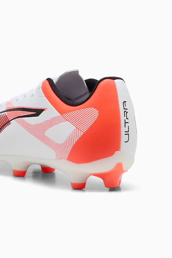 ULTRA 5 PLAY FG/AG Football Boots Women, PUMA White-PUMA Black-Glowing Red, extralarge-GBR