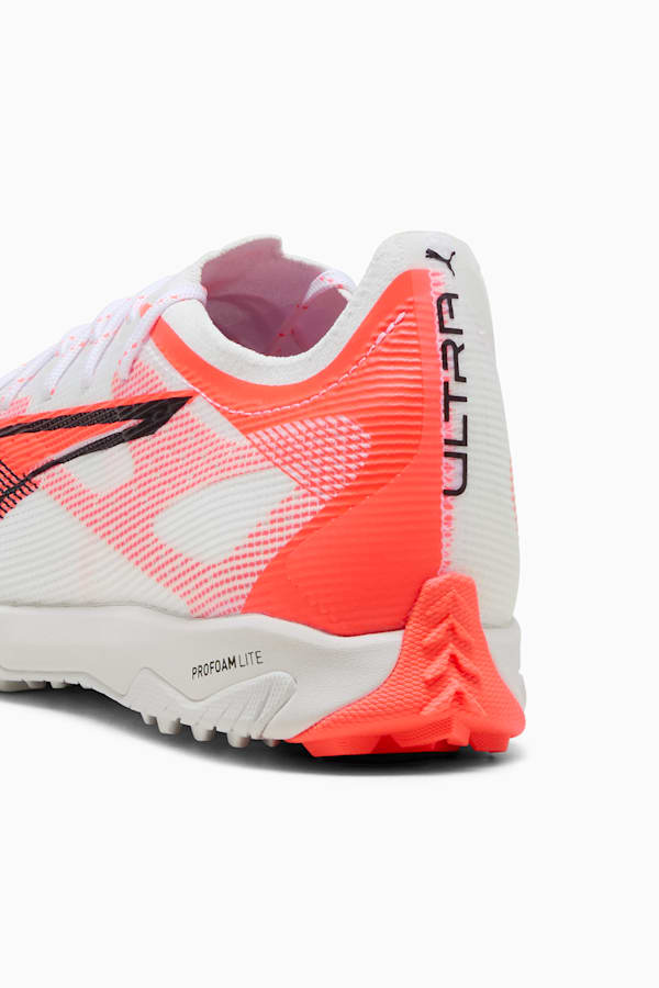 ULTRA 5 PRO CAGE Football Boots Unisex, PUMA White-PUMA Black-Glowing Red, extralarge-GBR