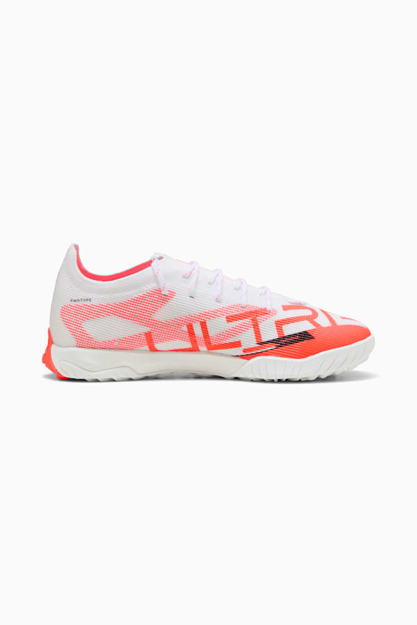 ULTRA 5 PRO CAGE Football Boots Unisex, PUMA White-PUMA Black-Glowing Red, extralarge-GBR
