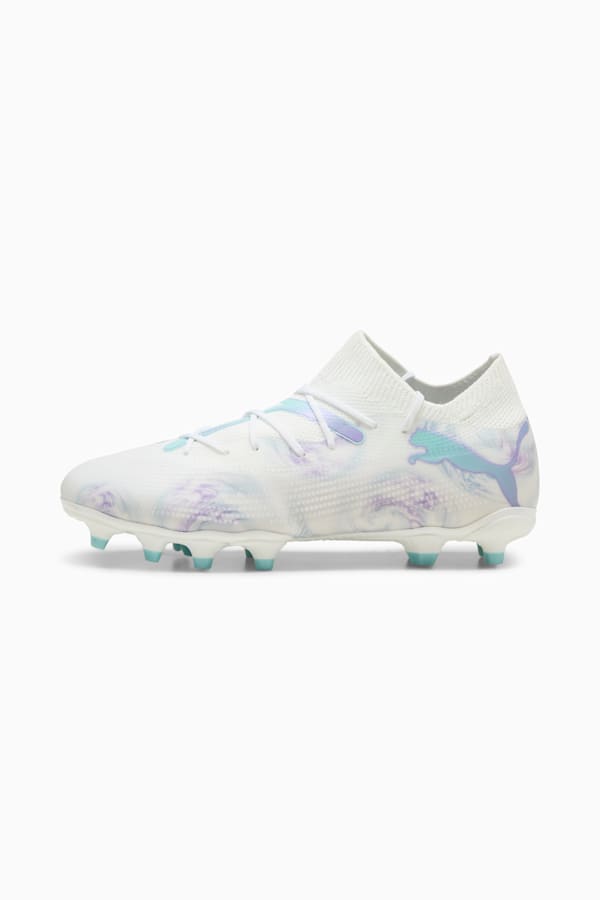 FUTURE 7 MATCH BL FG/AG Women, PUMA White-PUMA Black-Spring Lavender, extralarge