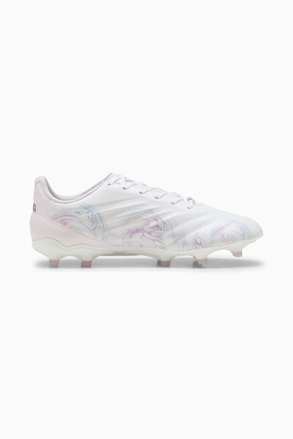 KING PRO BL FG/AG Football Boots Women, PUMA White-PUMA Black-Spring Lavender, extralarge