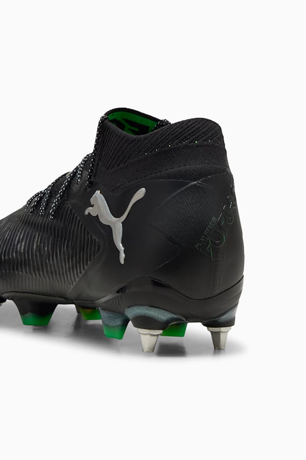 FUTURE 8 ULTIMATE MxSG Football Boots Unisex, PUMA Black-Cool Light Gray-Fluo Green, extralarge