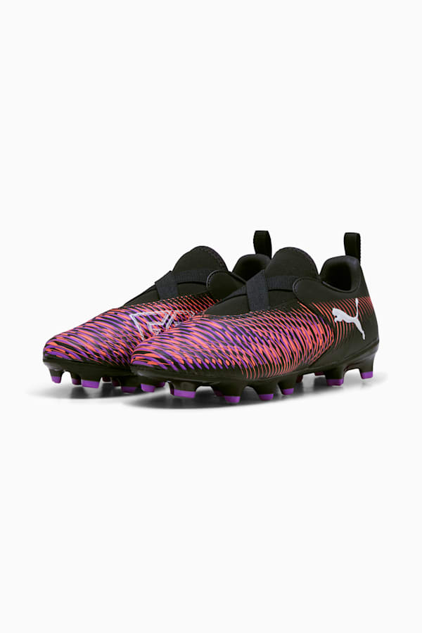 FUTURE 8 MATCH LL FG/AG Football Boots Youth, PUMA Black-PUMA White-Glowing Red, extralarge
