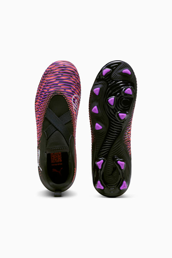 FUTURE 8 MATCH LL FG/AG Football Boots Youth, PUMA Black-PUMA White-Glowing Red, extralarge