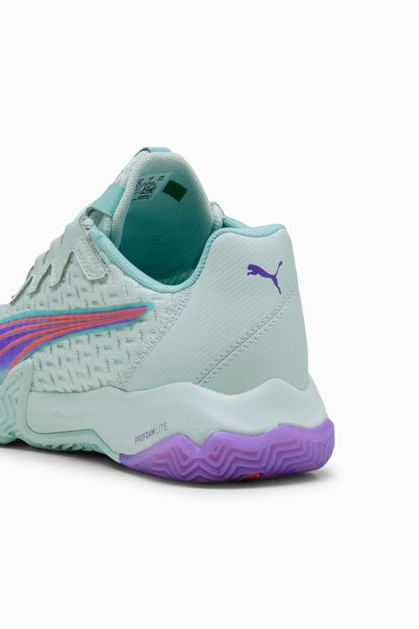 NOVA Elite Padel Boots Women, Peaceful Blue-Purple Glimmer-Safe Lake, extralarge