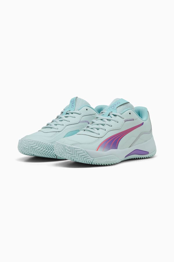 NOVA Smash Padel Shoes Women, Peaceful Blue-Purple Glimmer-Safe Lake, extralarge-GBR