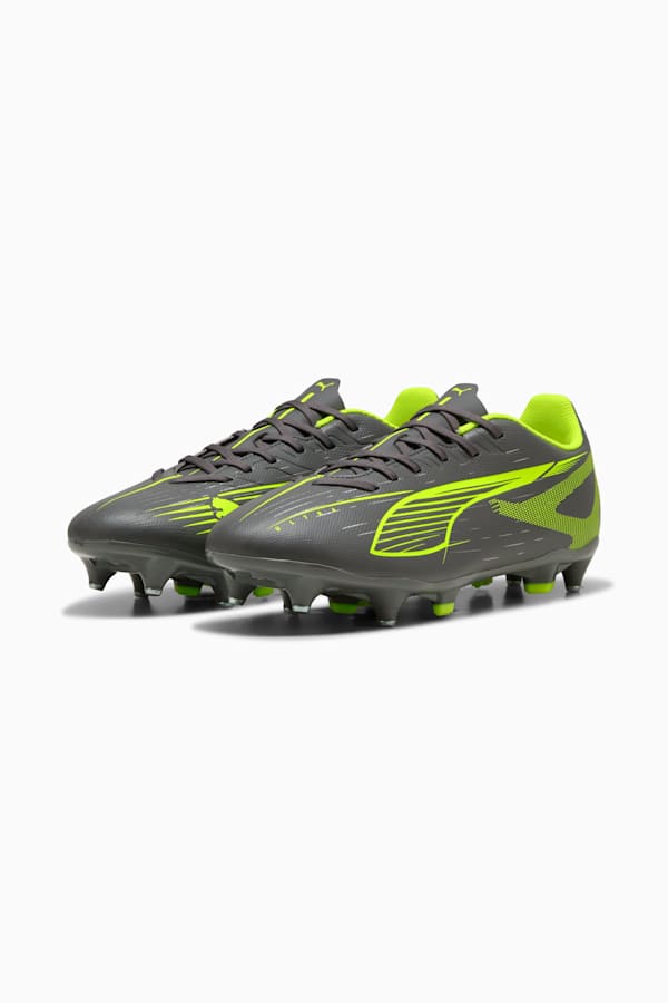 ULTRA 5 PLAY MxSG Football Boots Unisex, Matte Aged Silver-Yellow Alert-Puma Aged Silver, extralarge-GBR